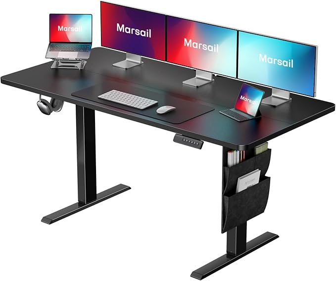 Marsail 55" x 24" Electric Standing Desk (Adjustable Height)